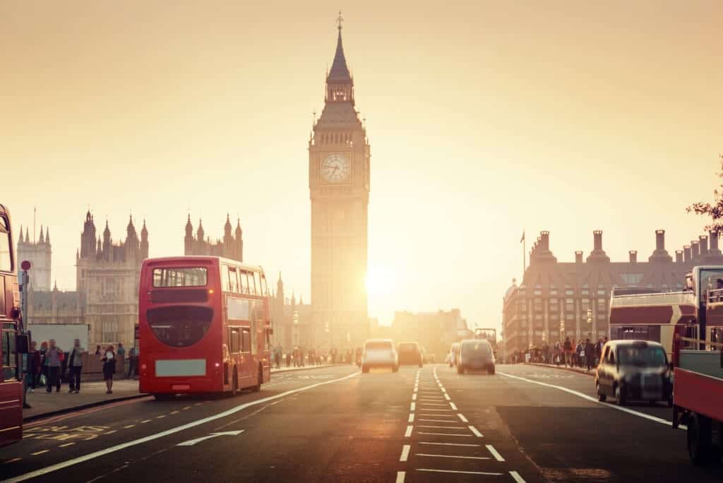 Photo touristique de Londres.